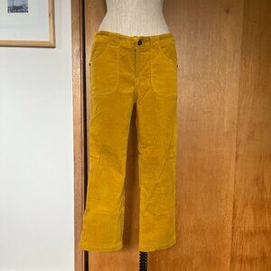 Kuhl Corduroy Pants Womens | Size 10 Regular | Gold Yellow Mustard